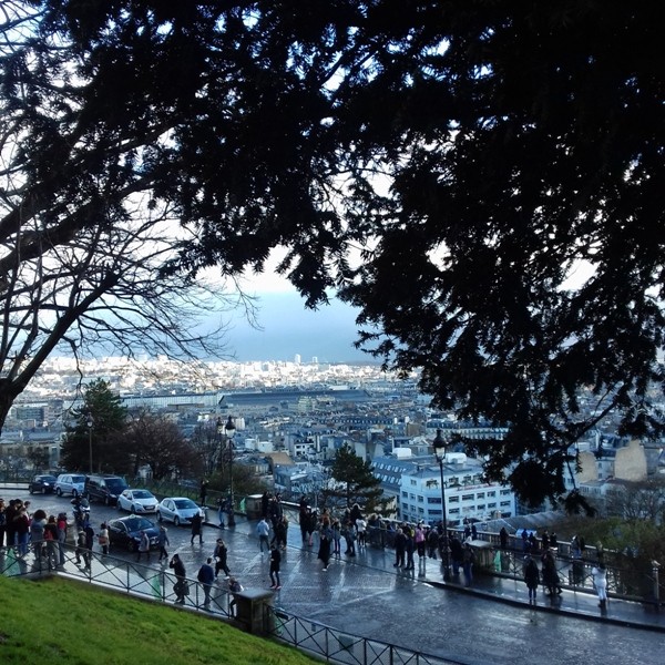 Devant le Sacré Coeur