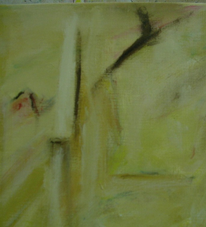 Fragment acrylique et crayons