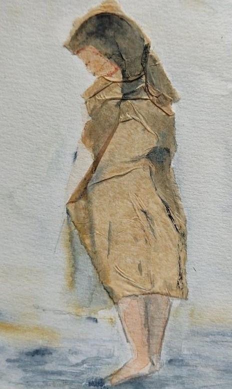 Aquarelle et collage 1