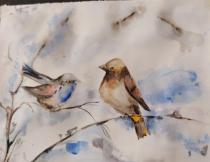 Aquarelle janvier 2023